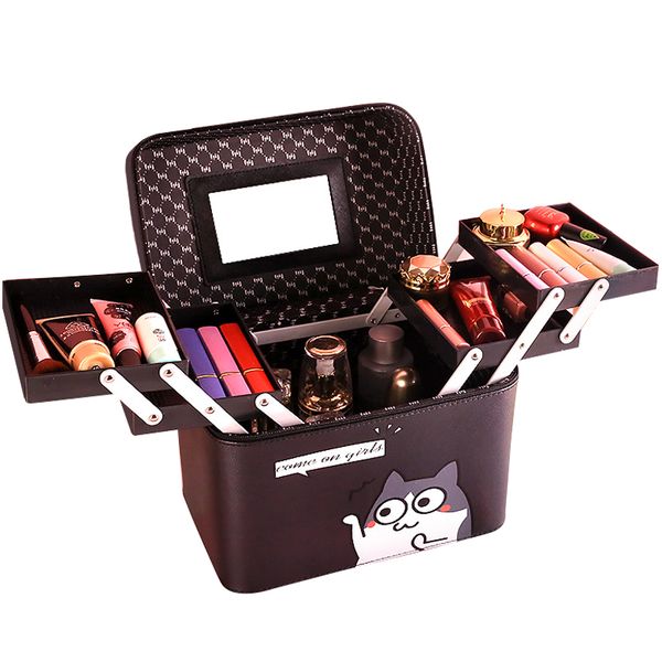 new lovely makeup bag women cosmetic bags&case leather female korean makeup box large capacity travel wash bag hot
new lovely makeup bag women cosmetic bags&case leather female korean makeup box large capacity travel wash bag hot