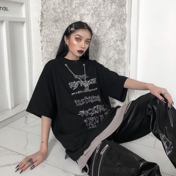 nicemix готические письма печать тенниски пар kpop тенниска вершина рубашка женской одежды негабаритных тенниски 2020 лето темного случайная, White
nicemix готические письма печать тенниски пар kpop тенниска вершина рубашка женской одежды негабаритных тенниски 2020 лето темного случайная, White