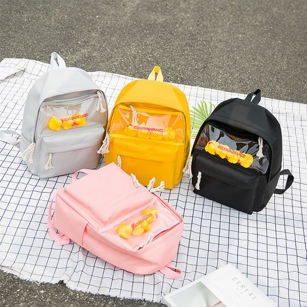 kawaii yellow duck women backpacks big capacity oxford women ita school travel backpack girls harajuku letter females bookbag
kawaii yellow duck women backpacks big capacity oxford women ita school travel backpack girls harajuku letter females bookbag