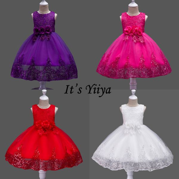 it's yiiya flower girl dress bow lace elegant appliques sequined christmas ball gowns first communion dresses for girls 575, Red;yellow
it's yiiya flower girl dress bow lace elegant appliques sequined christmas ball gowns first communion dresses for girls 575, Red;yellow