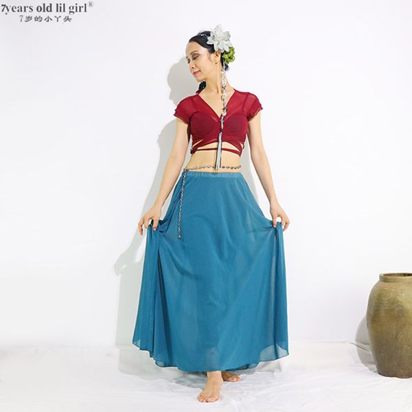 2019 dancewear belly dancing clothes long slit skirts full circle professional belly dance chiffon skirt 180 degrees ezz01-03, Black;red
2019 dancewear belly dancing clothes long slit skirts full circle professional belly dance chiffon skirt 180 degrees ezz01-03, Black;red