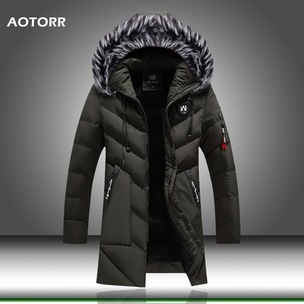 men's hooded parkas winter man's windproof jacket warm fleece male coat fur collar long jackets padded coat 2019 high quallity, Black
men's hooded parkas winter man's windproof jacket warm fleece male coat fur collar long jackets padded coat 2019 high quallity, Black
