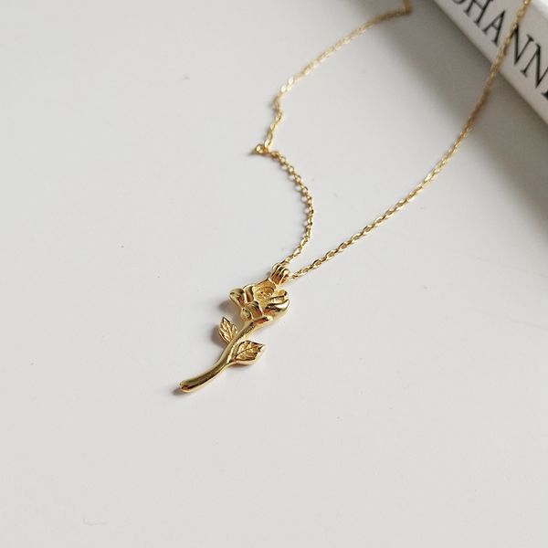 louleur 925 sterling silver gold rose flower pendant necklace choker necklace for women valentine's day festival jewelry gift
louleur 925 sterling silver gold rose flower pendant necklace choker necklace for women valentine's day festival jewelry gift