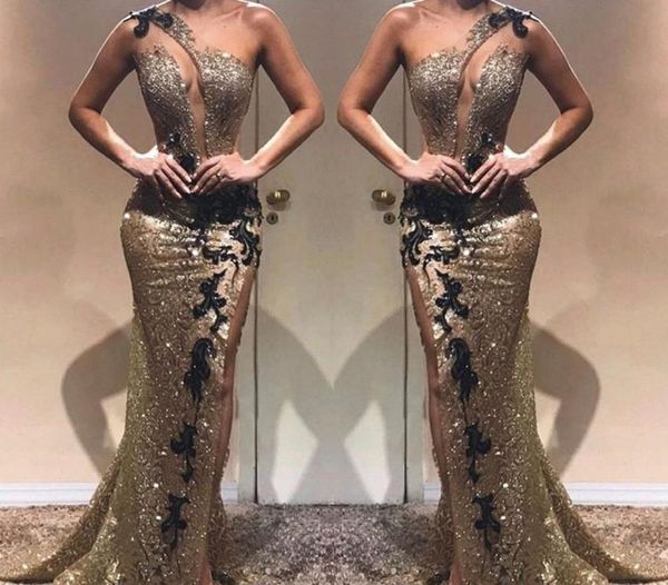 mermaid one shoulder evening dresses latest split sequined holiday wear formal party prom gowns plus size, Black;red
mermaid one shoulder evening dresses latest split sequined holiday wear formal party prom gowns plus size, Black;red