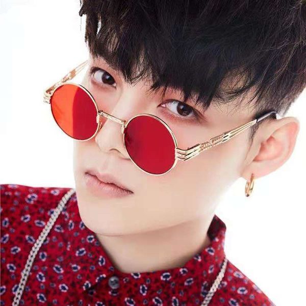 new steampunk round frame sunglasses europe and the united states trend retro men and women with the same sunglasses uv400, White;black
new steampunk round frame sunglasses europe and the united states trend retro men and women with the same sunglasses uv400, White;black