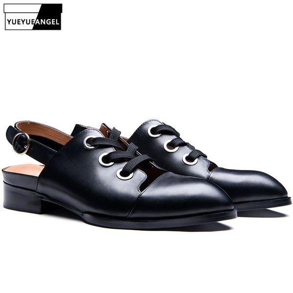 summer cowhide sandals men pointed toe genuine leather sandals 2019 new fashion lace up beach shoes male footwear
summer cowhide sandals men pointed toe genuine leather sandals 2019 new fashion lace up beach shoes male footwear