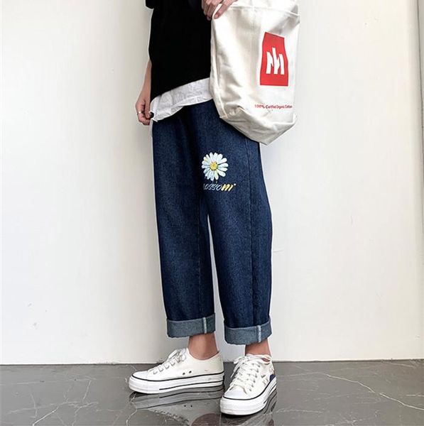 ноги штаны подростковая street style брюки мужские daisy письмо печати jeans весна лето дизайнер straight плюс размер light омывается wide, Blue
ноги штаны подростковая street style брюки мужские daisy письмо печати jeans весна лето дизайнер straight плюс размер light омывается wide, Blue