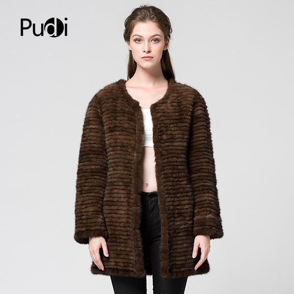 pudi ct7036 the new women's coat real coat 2017 new winter long style jacket overcoat, Black
pudi ct7036 the new women's coat real coat 2017 new winter long style jacket overcoat, Black