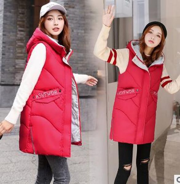 wholesale women's loose winter down jacket cotton long winter fashion vest student vest size s-xxxl, Black;white
wholesale women's loose winter down jacket cotton long winter fashion vest student vest size s-xxxl, Black;white