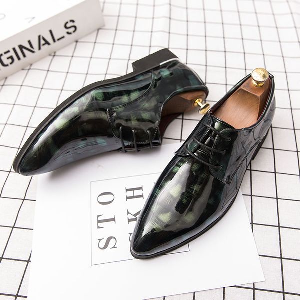 2019 new spring leather shoes mens loafers male comfortable oxford shoes pointed luxury brogues fashion formal business, Black
2019 new spring leather shoes mens loafers male comfortable oxford shoes pointed luxury brogues fashion formal business, Black