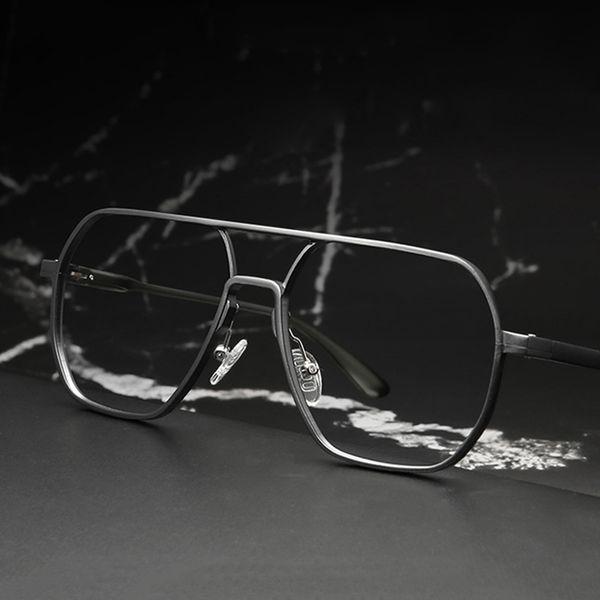 aluminum retro oversized glasses frame men abti blue light glasses women optical prescription eyeglasses frames clear eyewear, Black
aluminum retro oversized glasses frame men abti blue light glasses women optical prescription eyeglasses frames clear eyewear, Black