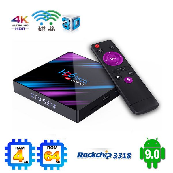android 9.0 tv box h96-max 4gb 32gb rk3318 quad core smart tv box 2.4g 5g wifi bluetooth4.0 tx3 mini
android 9.0 tv box h96-max 4gb 32gb rk3318 quad core smart tv box 2.4g 5g wifi bluetooth4.0 tx3 mini