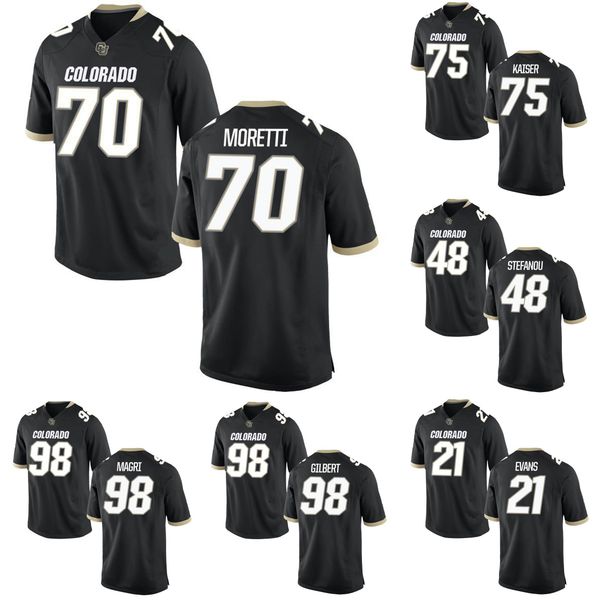 jacob moretti men's colorado buffaloes kyle evans josh kaiser jimmie gilbert james stefanou stitched college football jersey, Black
jacob moretti men's colorado buffaloes kyle evans josh kaiser jimmie gilbert james stefanou stitched college football jersey, Black