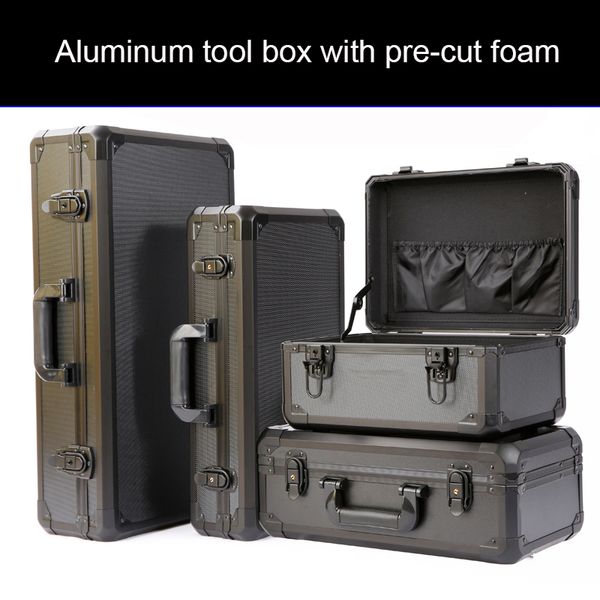 aluminum box toolbox fishing bow and arrow storage box pulley portable pull rod storage aluminum with pre-cut foam
aluminum box toolbox fishing bow and arrow storage box pulley portable pull rod storage aluminum with pre-cut foam