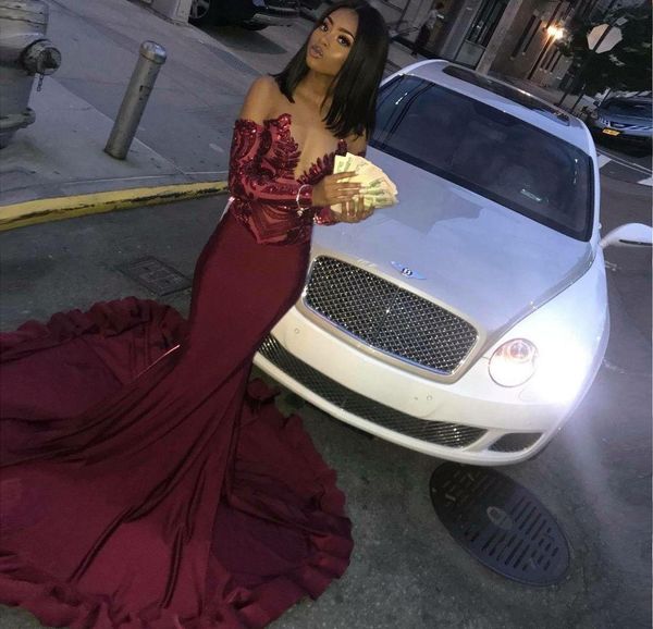 burgundy mermaid prom dresses 2019 south african black girls appliqued holidays graduation wear evening party gowns custom made plus size
burgundy mermaid prom dresses 2019 south african black girls appliqued holidays graduation wear evening party gowns custom made plus size