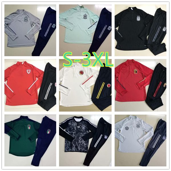 spain tracksuit men football training 20 20 argentina wales belgium tracksuit soccer training survetement de foot chandal jogg s-xxxl, Black
spain tracksuit men football training 20 20 argentina wales belgium tracksuit soccer training survetement de foot chandal jogg s-xxxl, Black