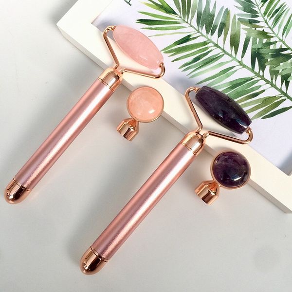 electric natural jade facial and body massage roller 2 heads v shaping face roller personal beauty device
electric natural jade facial and body massage roller 2 heads v shaping face roller personal beauty device