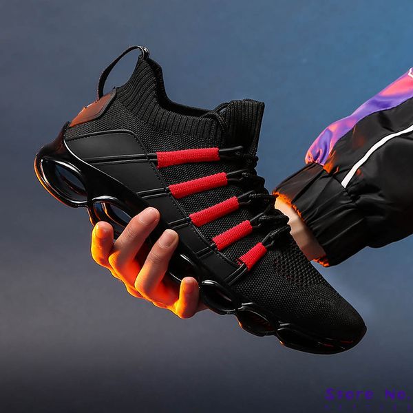 brand-name design new absorbing fish bone shoes men's casual shoes breathable mesh non-slip wear-resistant outsole, Black
brand-name design new absorbing fish bone shoes men's casual shoes breathable mesh non-slip wear-resistant outsole, Black