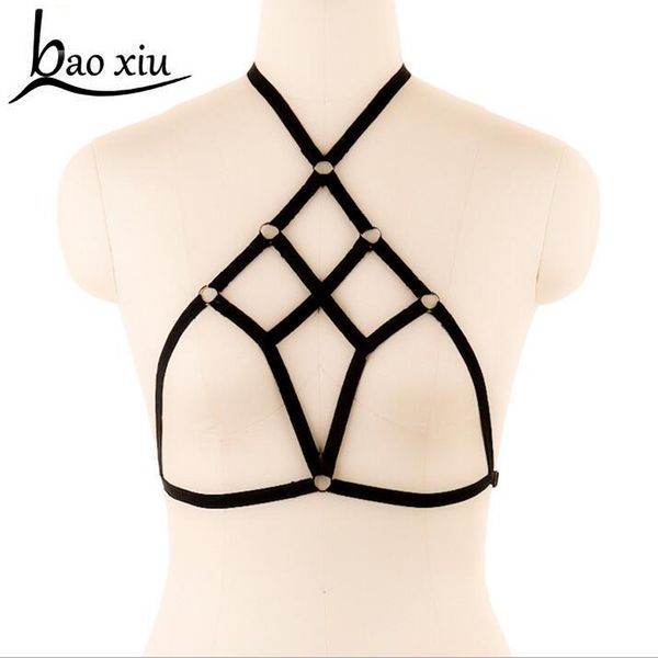 black elastic ribbon pasties rings cage bondage goth harness burlesque frame bra fishnet bralette dancer cage exotic, Red;black
black elastic ribbon pasties rings cage bondage goth harness burlesque frame bra fishnet bralette dancer cage exotic, Red;black