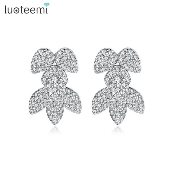 luoteemi luxury leaf & flower stud earrings for women girls wedding party with cubic zircon plant fashion jewelry e19051301, Golden;silver
luoteemi luxury leaf & flower stud earrings for women girls wedding party with cubic zircon plant fashion jewelry e19051301, Golden;silver
