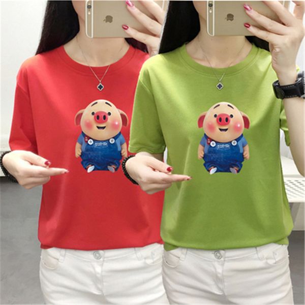 100% cotton ladies short-sleeved t-shirt cartoon print o-neck black white t-shirt female 2020 summer ladies in stock
100% cotton ladies short-sleeved t-shirt cartoon print o-neck black white t-shirt female 2020 summer ladies in stock