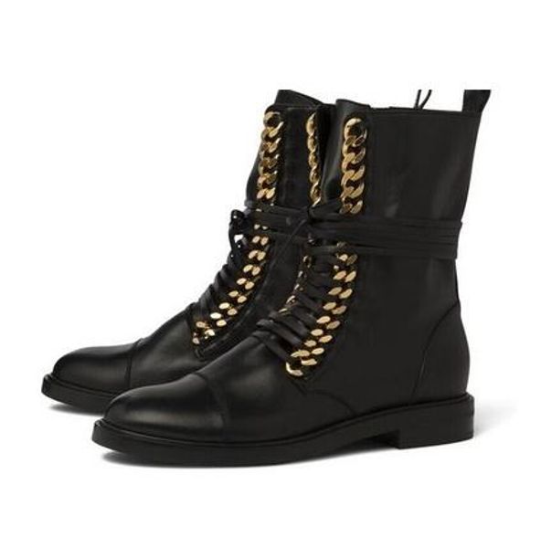 girls sliver gold chains punk style flat motorcycle boots drop shipping casual lace-up ridding boots selling ankle, Black
girls sliver gold chains punk style flat motorcycle boots drop shipping casual lace-up ridding boots selling ankle, Black