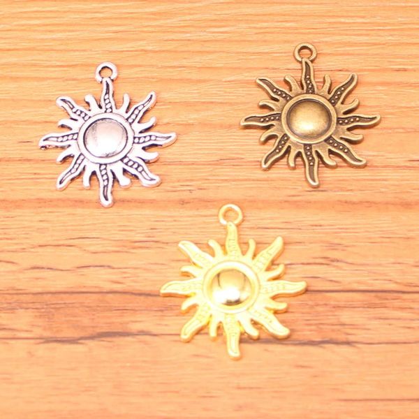 12pcs 28*25mm tibetan silver/gold/bronze plated sun sunburst charms pendant for necklace bracelet jewelry diy handmade, Bronze;silver
12pcs 28*25mm tibetan silver/gold/bronze plated sun sunburst charms pendant for necklace bracelet jewelry diy handmade, Bronze;silver