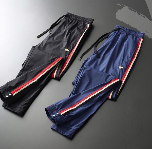 paris fashion show limited edition classic casual running pants for mens sweat pants comfortable ice silk soft loose beam feet trousers, Black
paris fashion show limited edition classic casual running pants for mens sweat pants comfortable ice silk soft loose beam feet trousers, Black