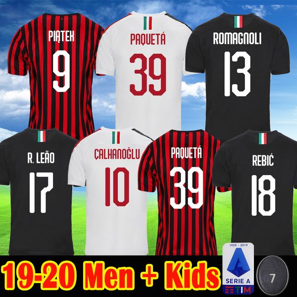 19 20 ac milan occer jer ey piatek paqueta romagnol football hirt 2019 2020 caldara rebic kit calhanoglu men kid uniform maillot
19 20 ac milan occer jer ey piatek paqueta romagnol football hirt 2019 2020 caldara rebic kit calhanoglu men kid uniform maillot