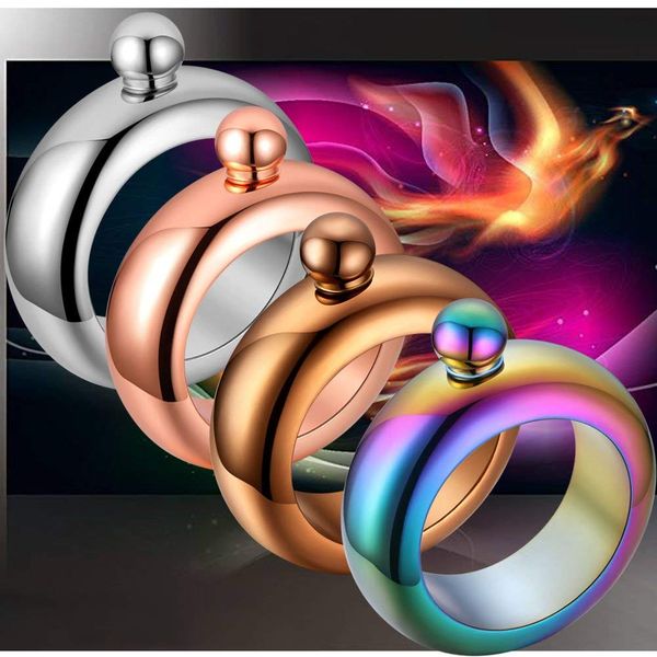 bangle bracelet hip flask 3.5oz 304 stainless steel rainbow liquid alcohol vodka whiskey drinkware funnel hip flasks outdoor gadgets
bangle bracelet hip flask 3.5oz 304 stainless steel rainbow liquid alcohol vodka whiskey drinkware funnel hip flasks outdoor gadgets