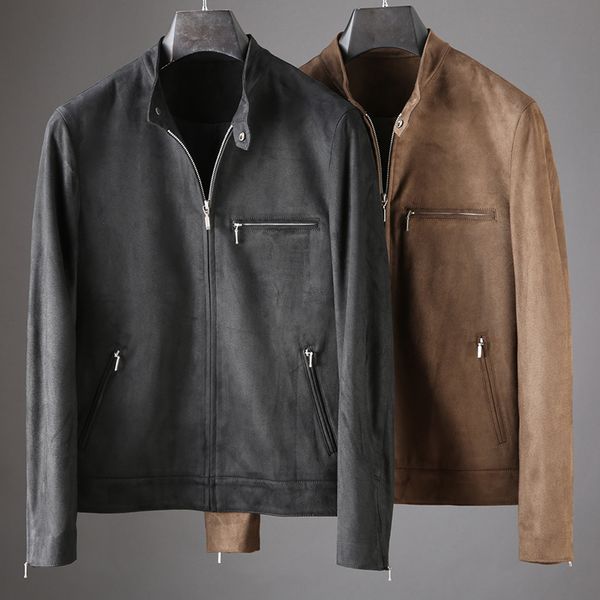 jsbd jacket men's new autumn winter suede coat men's stand collar casual large cargo pilot coat, Black;brown
jsbd jacket men's new autumn winter suede coat men's stand collar casual large cargo pilot coat, Black;brown