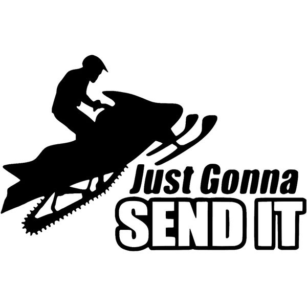 16*10.3cm snowmobile jumping - just gonna send it vinyl decals car styling handsome and cool stickers
16*10.3cm snowmobile jumping - just gonna send it vinyl decals car styling handsome and cool stickers