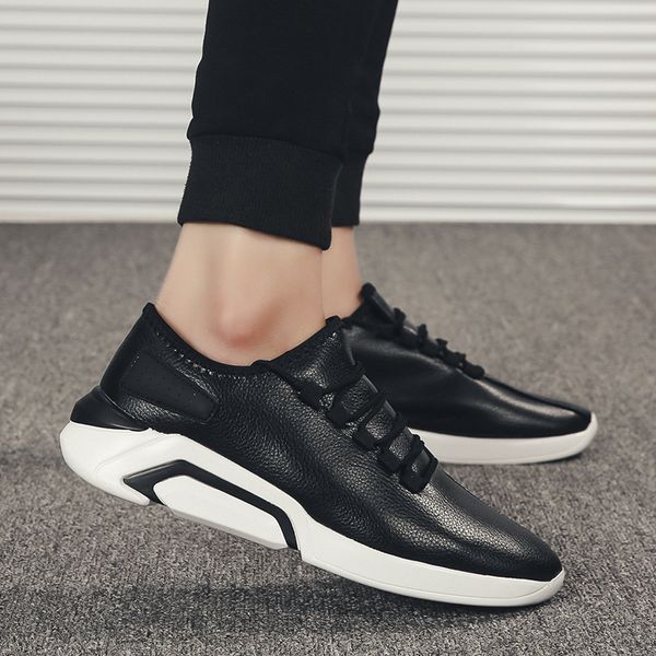 spring men pu leather flat shoes casual low walking sneaker male lace up flats comfortable mens tennis shoes classic men, Black
spring men pu leather flat shoes casual low walking sneaker male lace up flats comfortable mens tennis shoes classic men, Black