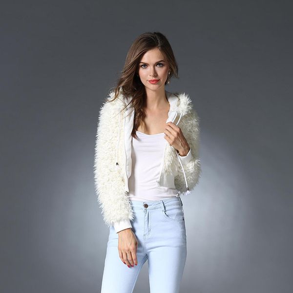 women's down & parkas warm coats and jackets women faux lamb fur coat cotton parka female spring-fall hoodie slim short parks with, Black
women's down & parkas warm coats and jackets women faux lamb fur coat cotton parka female spring-fall hoodie slim short parks with, Black
