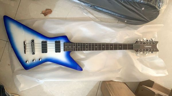 customized wholesale 12-string bass guitar, sunburst blue finish bass guitar, ing
customized wholesale 12-string bass guitar, sunburst blue finish bass guitar, ing