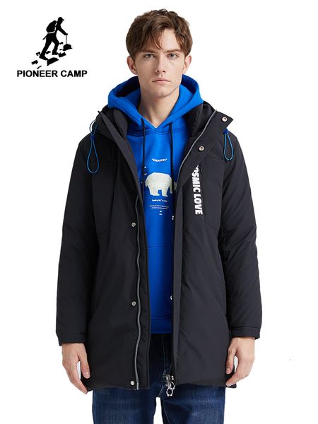 pioneer camp 2019 new long men's down jacket thick causal hooded fashion clothes coats for man ayr907401, Black
pioneer camp 2019 new long men's down jacket thick causal hooded fashion clothes coats for man ayr907401, Black
