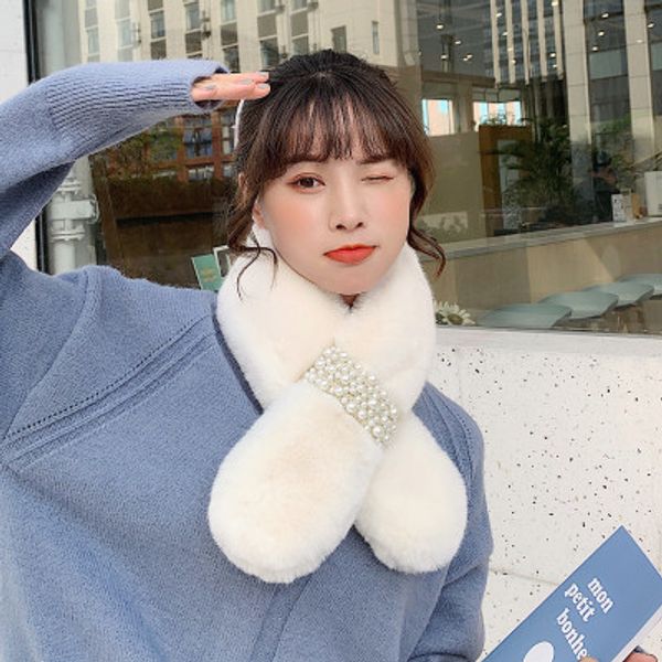 pearl fur collar imitation fur imitation rex rabbit fur scarf female winter new lovely soft sister students warm collar, Blue;gray
pearl fur collar imitation fur imitation rex rabbit fur scarf female winter new lovely soft sister students warm collar, Blue;gray
