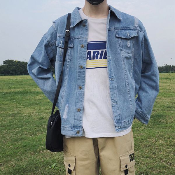 autumn denim jacket men's slim fashion solid color casual hole denim jacket coat man streetwear wild hip hop bomber men, Black;brown
autumn denim jacket men's slim fashion solid color casual hole denim jacket coat man streetwear wild hip hop bomber men, Black;brown