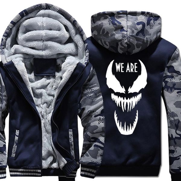 2019 winter men hip hop jackets coats funny venom print hooded hoodies men sweatshirts odin man's plus m-5xl tracksuits, Black
2019 winter men hip hop jackets coats funny venom print hooded hoodies men sweatshirts odin man's plus m-5xl tracksuits, Black
