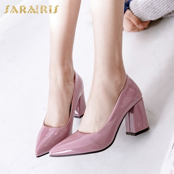 sarairis moda nuevo diseño de talla grande 32-46 puntera elegante zapatos de plataforma de mujer deslizantes tacones altos oficina señora, Black
sarairis moda nuevo diseño de talla grande 32-46 puntera elegante zapatos de plataforma de mujer deslizantes tacones altos oficina señora, Black