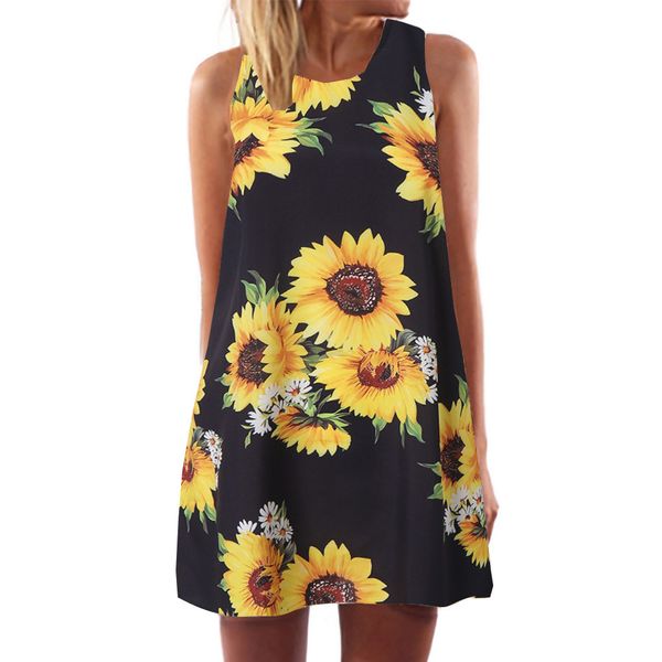 vintage boho women summer dress sleeveless beach printed short mini dress summer dresses 2019 beach dresses vestidos de verano, Black;gray
vintage boho women summer dress sleeveless beach printed short mini dress summer dresses 2019 beach dresses vestidos de verano, Black;gray