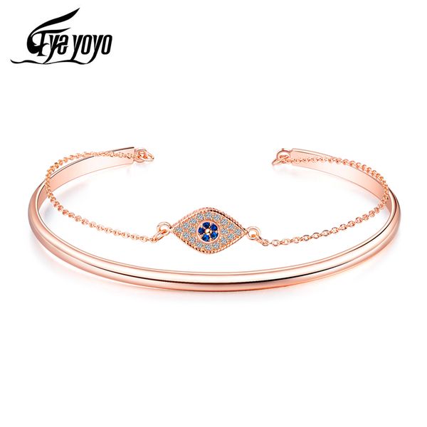 eyeyoyo europe rose gold eye's bangle female fashion beautiful individuality bracelet, Black
eyeyoyo europe rose gold eye's bangle female fashion beautiful individuality bracelet, Black