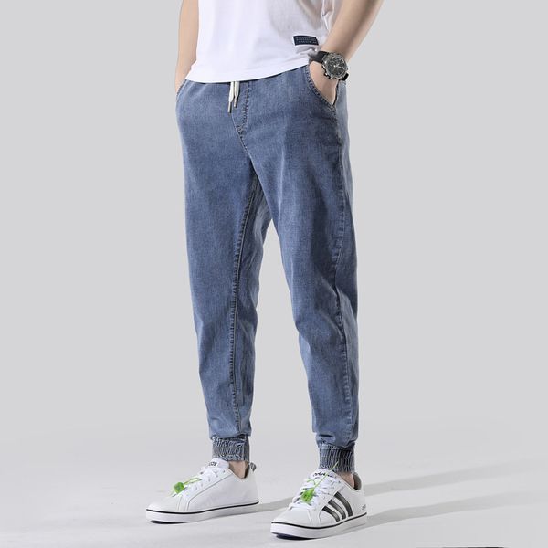 spring and summer cotton stretch harlan jeans men loose leggings oversize 6xl elastic pants, Black
spring and summer cotton stretch harlan jeans men loose leggings oversize 6xl elastic pants, Black