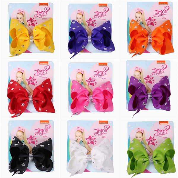 14 colors pentagram jojo siwa bows with clip hair accessories for girls jojo siwa hair bows 5 inch girls hair bow accessories ss133, Slivery;white
14 colors pentagram jojo siwa bows with clip hair accessories for girls jojo siwa hair bows 5 inch girls hair bow accessories ss133, Slivery;white