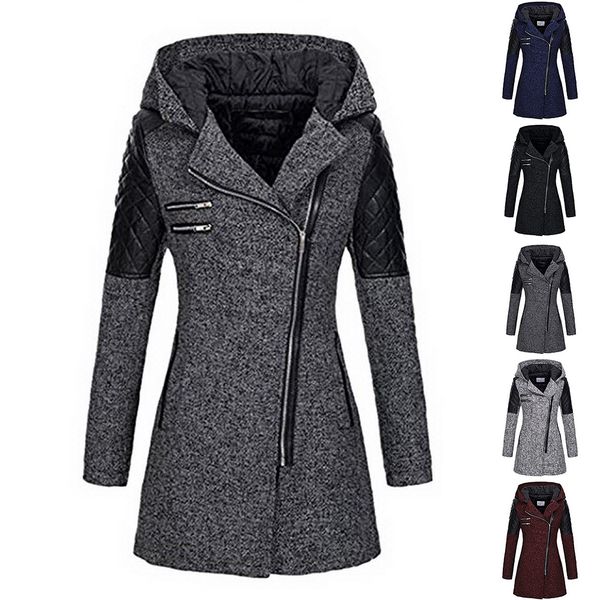women thin hooded windproof coat patchwork jacket autumn hoody coat casaco feminino overcoat chaquetas mujer streetwear, Tan;black
women thin hooded windproof coat patchwork jacket autumn hoody coat casaco feminino overcoat chaquetas mujer streetwear, Tan;black