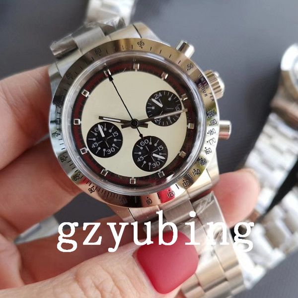 chronograph vintage perpetual paul newman quartz movement orologio di lusso men mens sport watches watch wristwatches, Slivery;brown
chronograph vintage perpetual paul newman quartz movement orologio di lusso men mens sport watches watch wristwatches, Slivery;brown