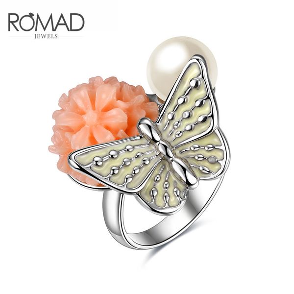 romad foreign trade selling roxi europe and america sales cool honey butterfly ring, Silver
romad foreign trade selling roxi europe and america sales cool honey butterfly ring, Silver