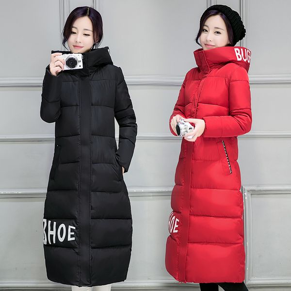 warm winter coat women thick pink letter hooded coat women winter jacket long parka slim thin casual cotton female coats, Black
warm winter coat women thick pink letter hooded coat women winter jacket long parka slim thin casual cotton female coats, Black