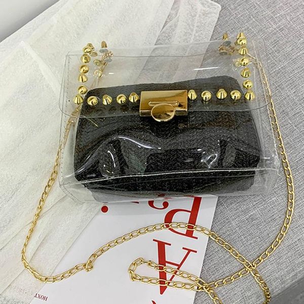 38# 2020 satchel handbag women bag clear jelly transparent pvc bag candy color tote purses crossbody bolsa
38# 2020 satchel handbag women bag clear jelly transparent pvc bag candy color tote purses crossbody bolsa