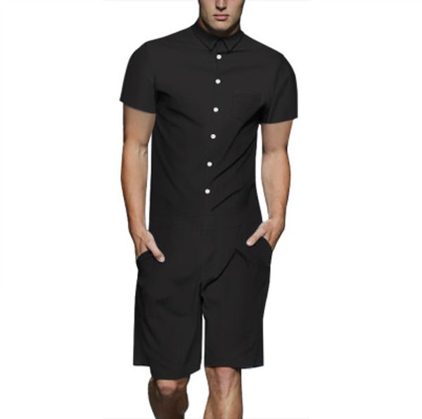 style men's wear 2019 summer new men's multi-color street casual men's short sleeve shirts workwear jumpsuits sale, White;black
style men's wear 2019 summer new men's multi-color street casual men's short sleeve shirts workwear jumpsuits sale, White;black
